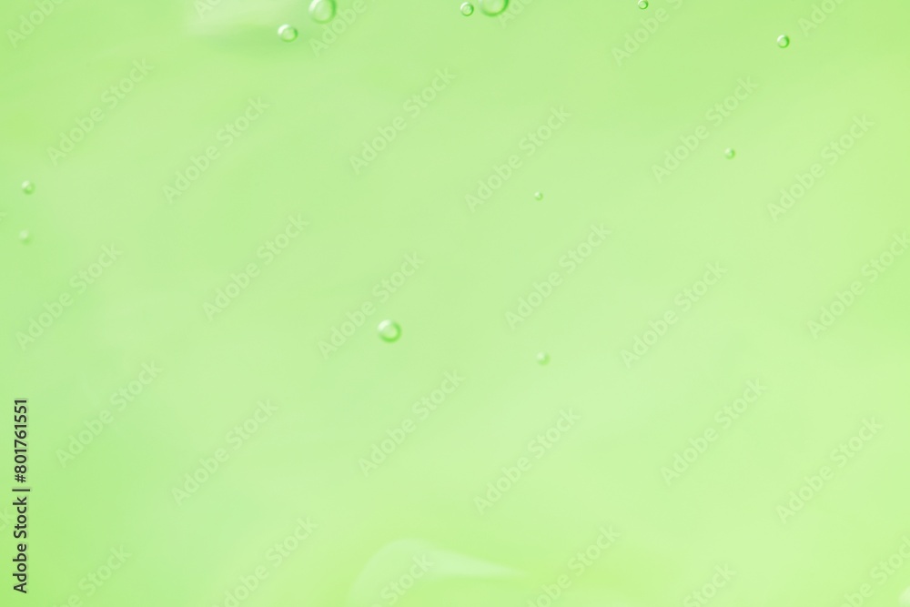 Green background, gel texture design Green background, gel texture design