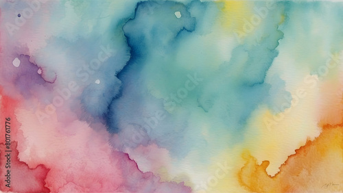 abstract colorful watercolor background