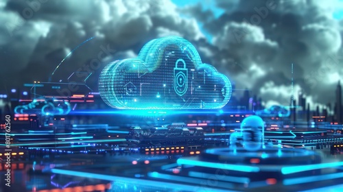 cloud security cyber threats, advanced security measures in cloud environments © STOCKYE STUDIO