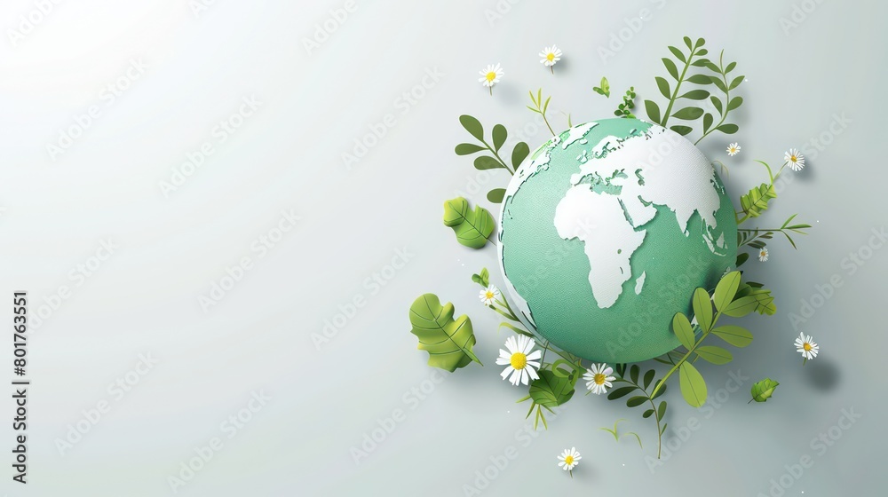globe light green pastel color, earth day concept, pastel light colors globe light green pastel color, earth day concept, pastel light colors