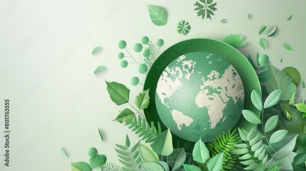 globe light green pastel color, earth day concept, pastel light colors globe light green pastel color, earth day concept, pastel light colors