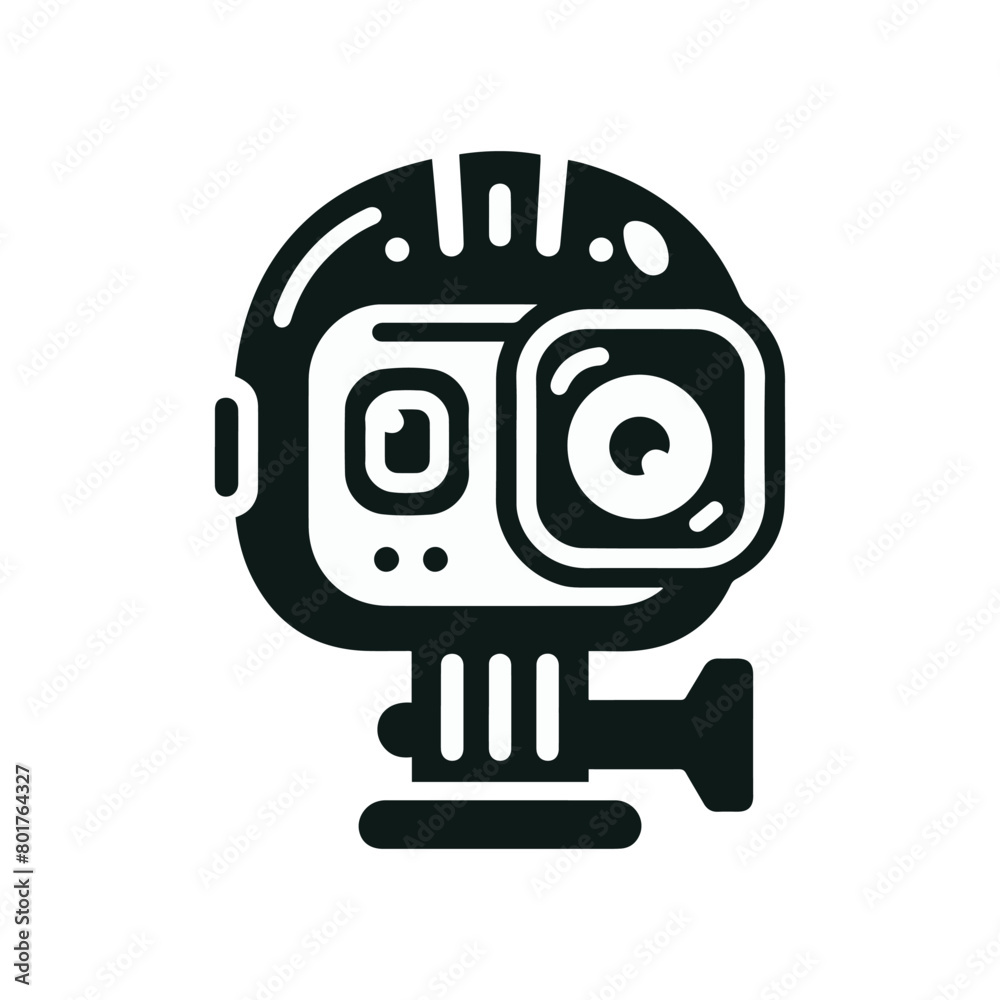 Fototapeta premium Action Camera icon design