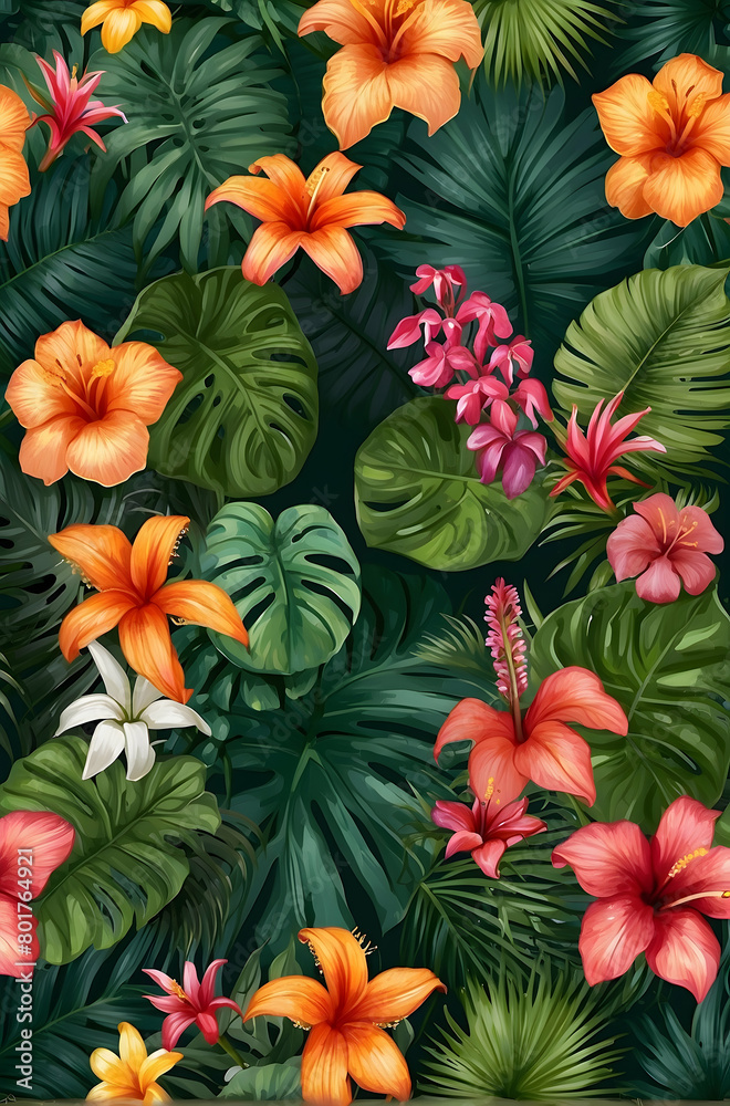 tropical theme background tropical theme background