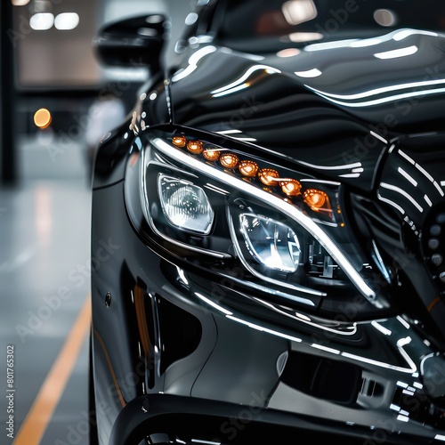 modern luxury car headlight © STOCKYE STUDIO