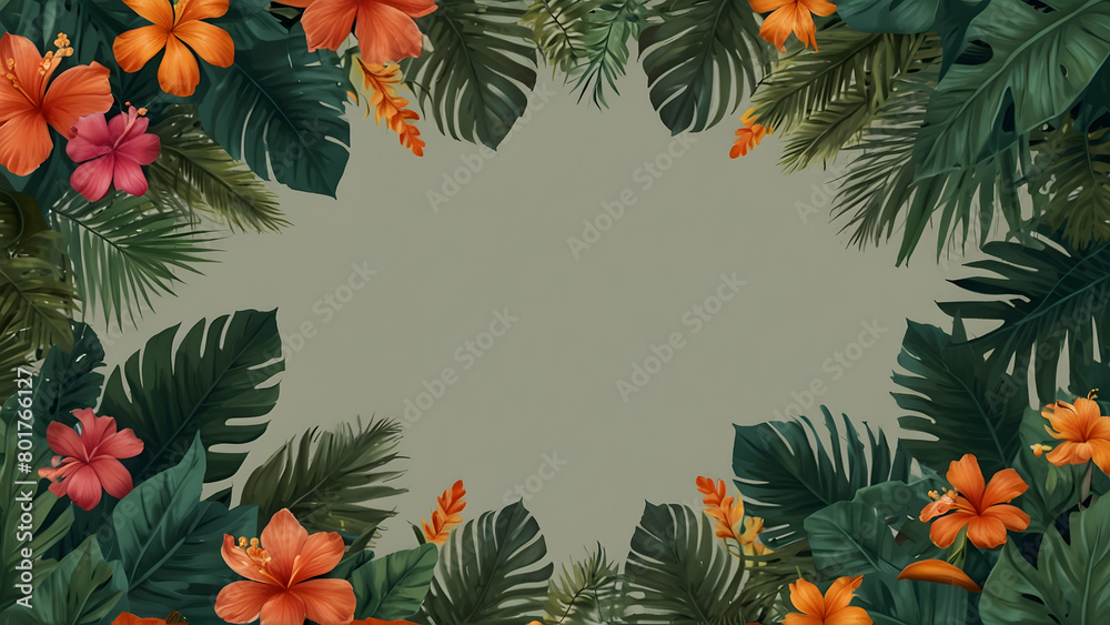 tropical theme background tropical theme background