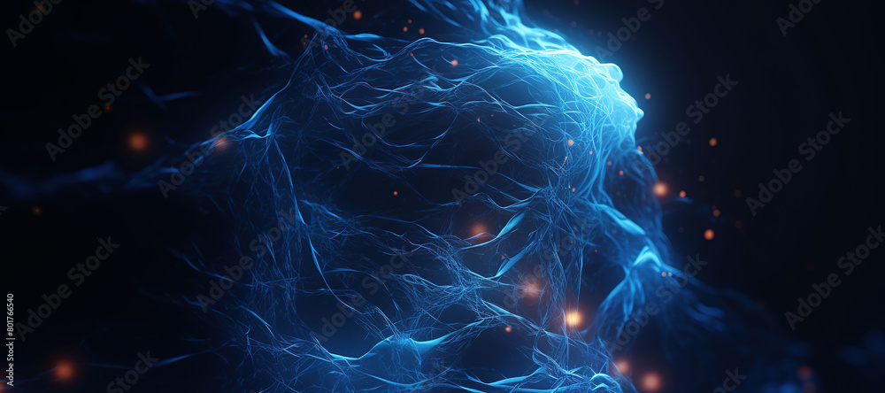 Obraz premium human DNA tissue, cell, virus, bacteria 92