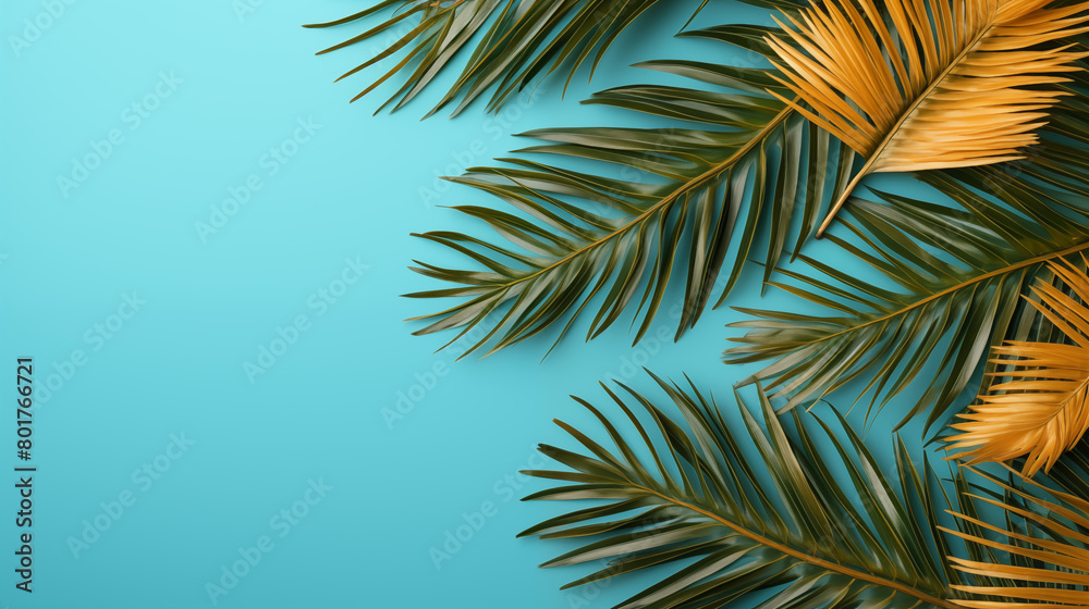 summer vibe with blue copy space background summer vibe with blue copy space background