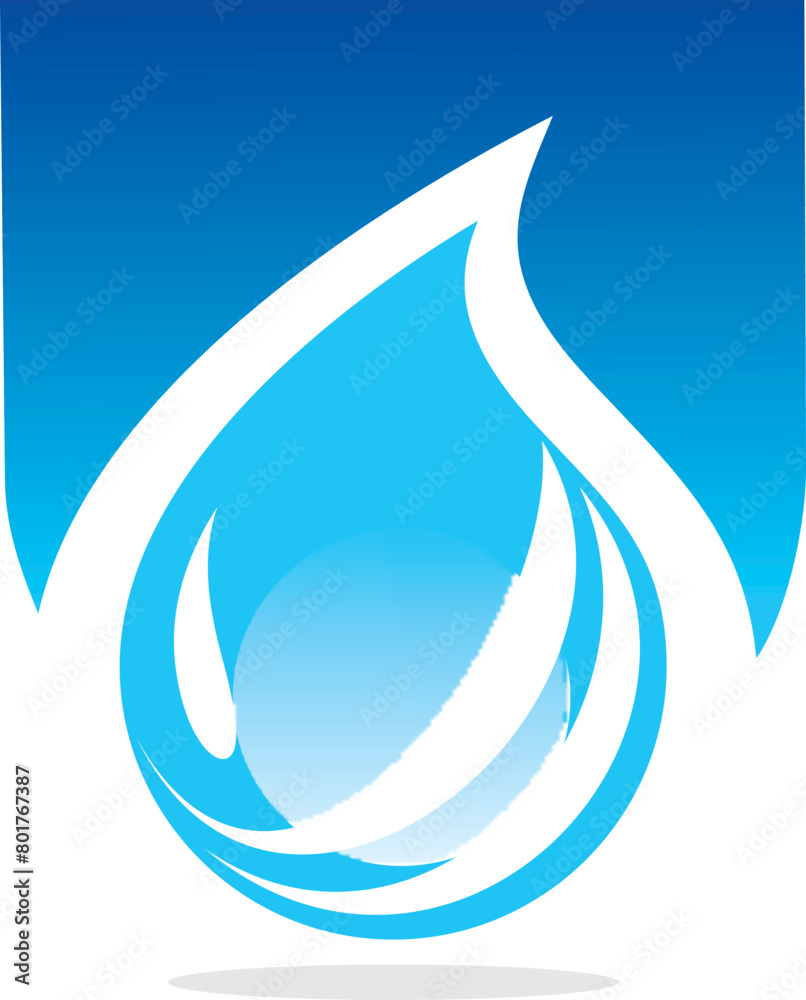 Beauty water logo icon template Beauty water logo icon template