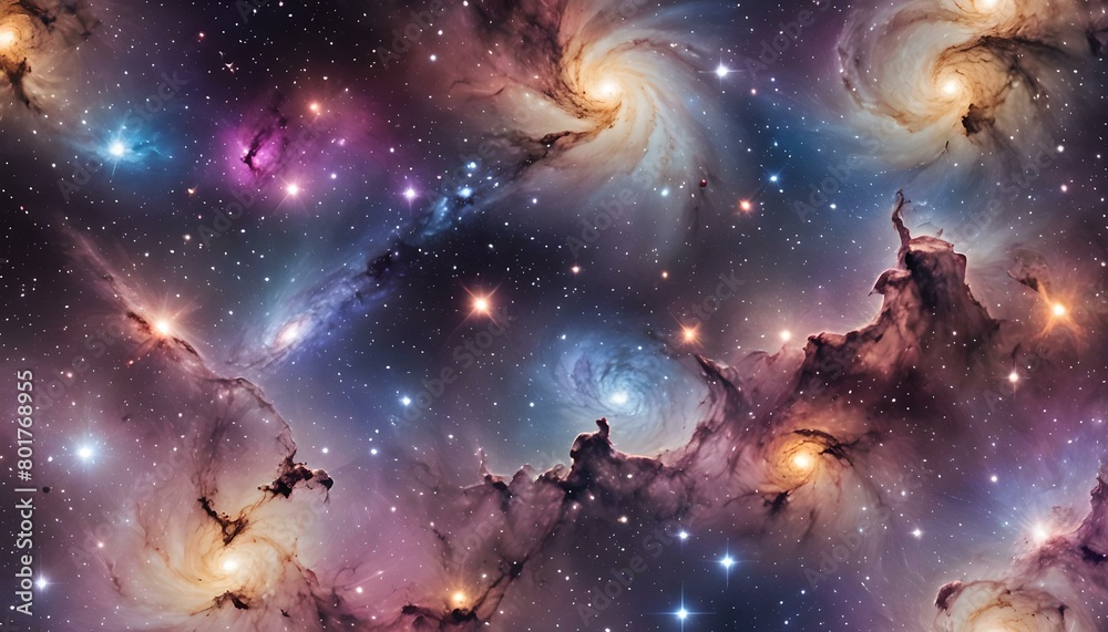 Naklejka premium stars in space