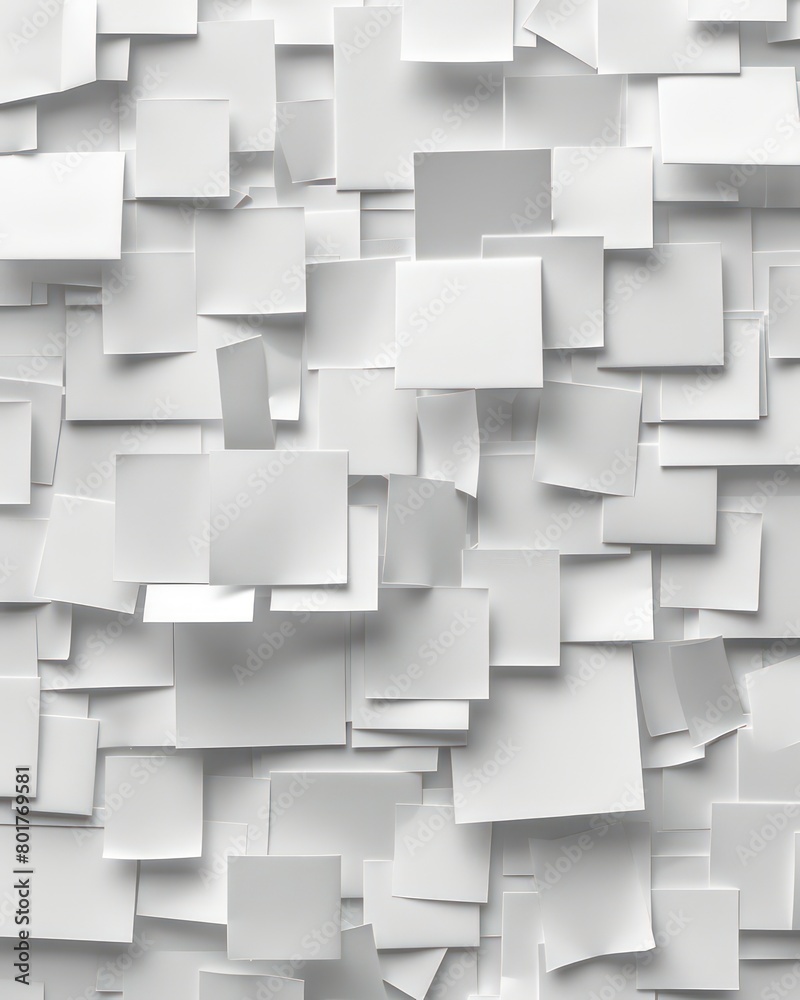 white paper square stacked white on white white paper square stacked white on white