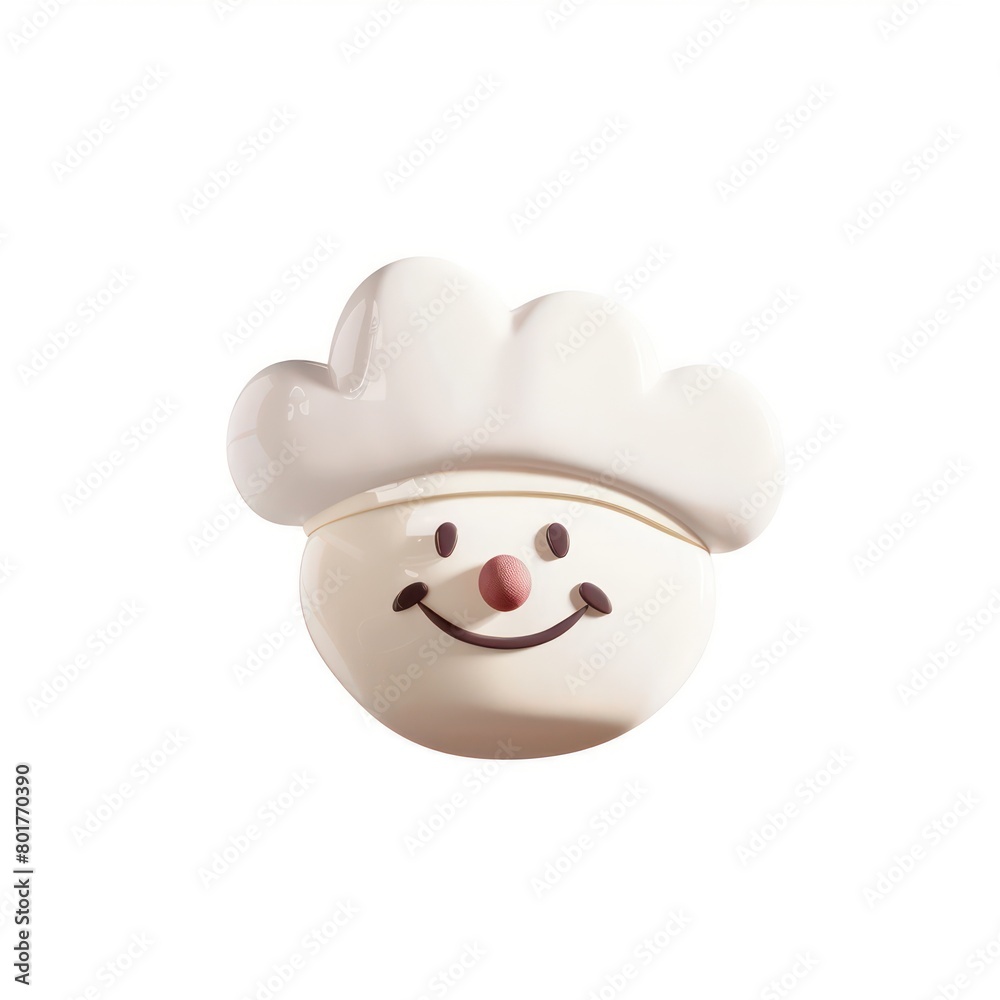 restaurant menu small chef cap emoji at white background restaurant menu small chef cap emoji at white background