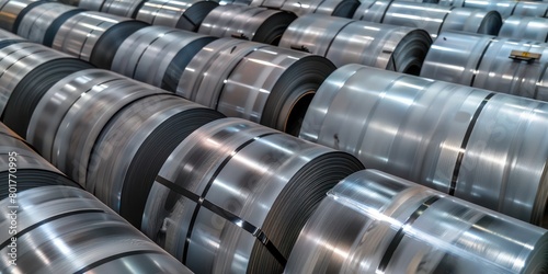 steel coils, industrial grade metal rolls