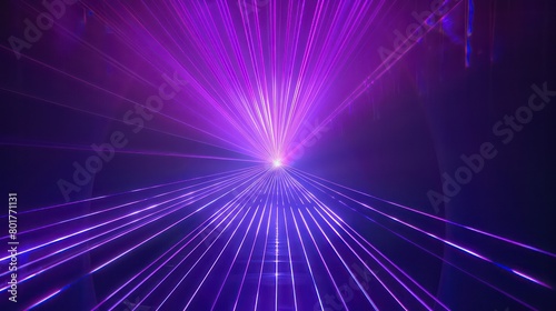 stage laser show, lasers, purple color, deep blue