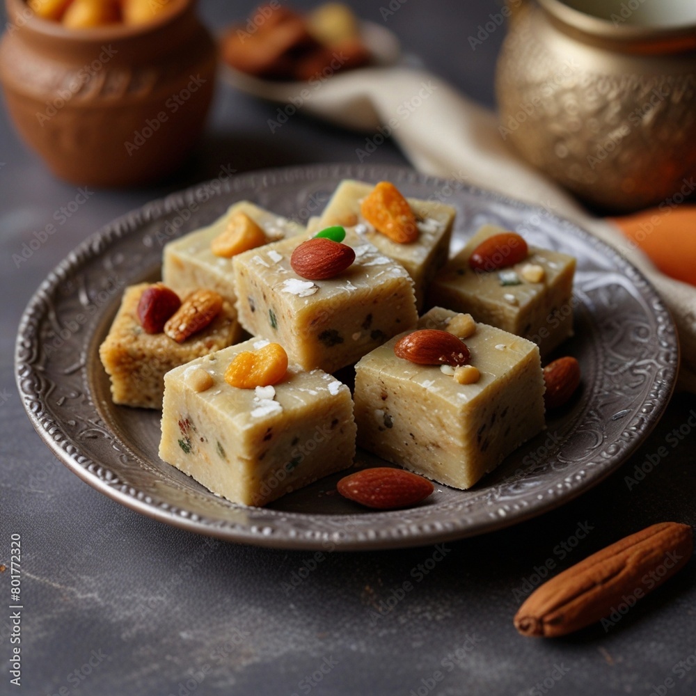 Winter Delight Homemade Dry Fruits Barfi Recipe Winter Delight Homemade Dry Fruits Barfi Recipe