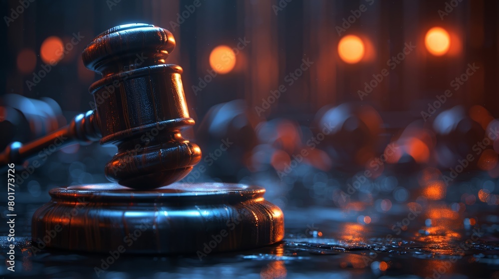 An illustration of a mallet serving as a representation of power in the backdrop An illustration of a mallet serving as a representation of power in the backdrop