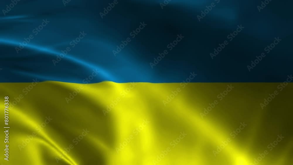 Abstract illustration of Ukraine flag on a map, isolated on background Abstract illustration of Ukraine flag on a map, isolated on background