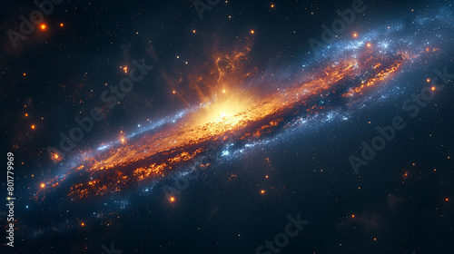 Bursting Galaxy