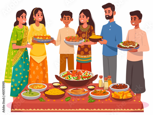 Animated Family Tradition: The Art of Welcoming Guests with Culinary Delights