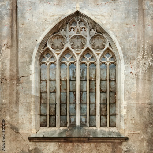 tall gothic window