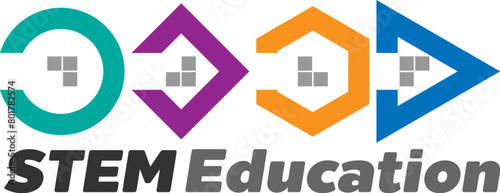 STEM Education Logo. Company Logo. Business icon vector logo template.