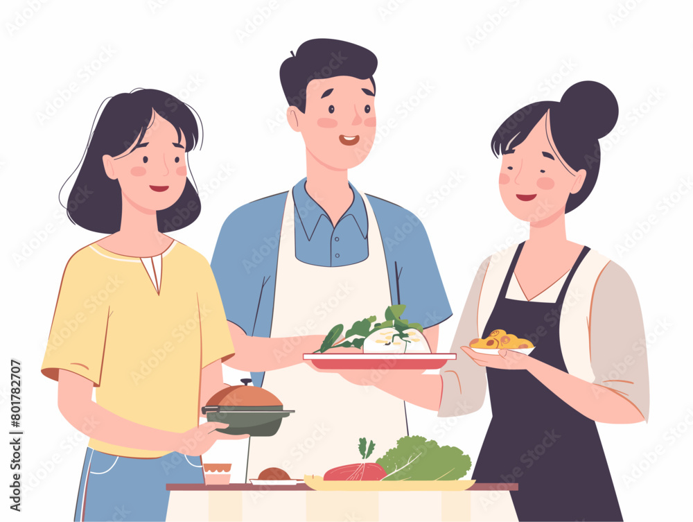 Animated Family Tradition: A Welcoming Feast for Honored Guests Animated Family Tradition: A Welcoming Feast for Honored Guests