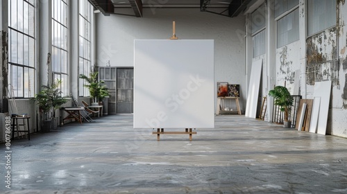 A blank canvas: Where professionalism meets creativity. photo