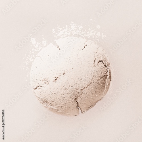 Sand texture  round shape design