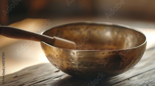 The gentle sounds of a soft Himalayan singing bowl fill the space inviting deeper mental and emotional grounding..