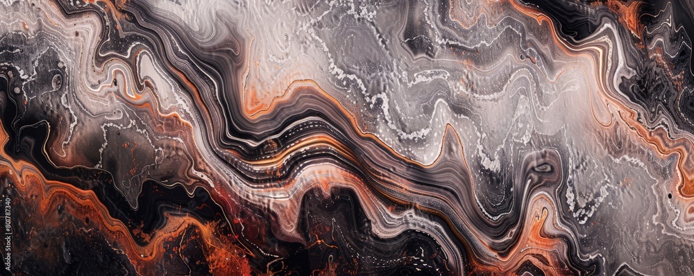 A textured marble surface with swirling veins of color, perfect for a luxurious and elegant background  