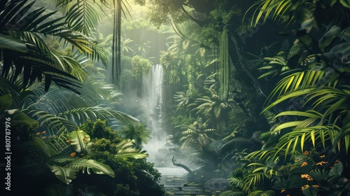 jungle theme in the background © STOCKYE STUDIO