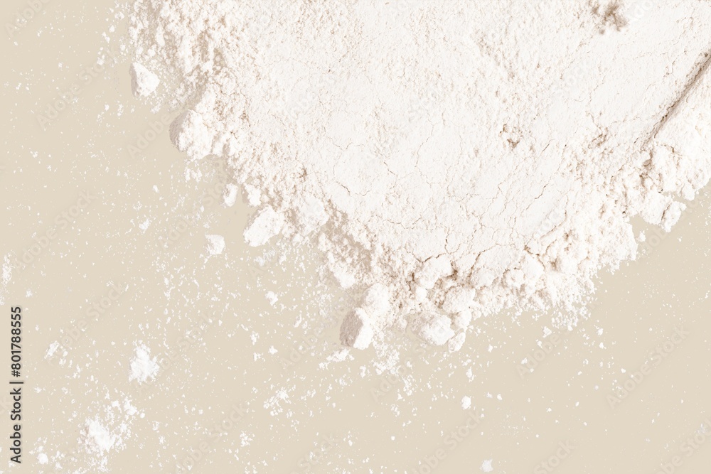 Powder texture, beige background, design space Powder texture, beige background, design space