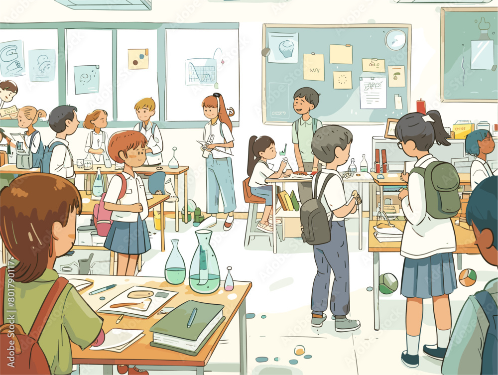 Intriguing Classroom Exploration: Students Delve into Scientific Inquiry Intriguing Classroom Exploration: Students Delve into Scientific Inquiry