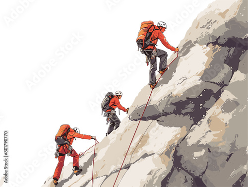 Summit Bound: A Team's Triumph Over Mountainous Challenges