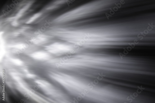 Neon lens flare white light reflection on black background