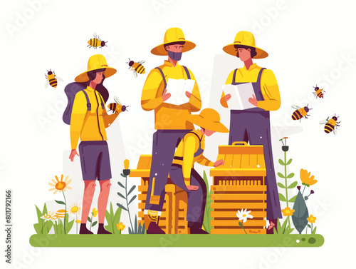 Honey Keepers Preserve Nature's Sweetness: A Beekeeper's Diligence in Cultivating Honey