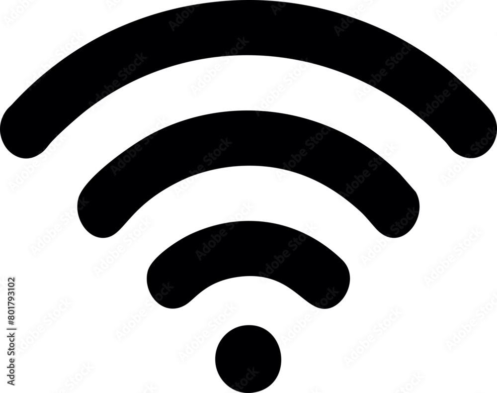 Wifi, wireless, internet signal icon logo template Wifi, wireless, internet signal icon logo template