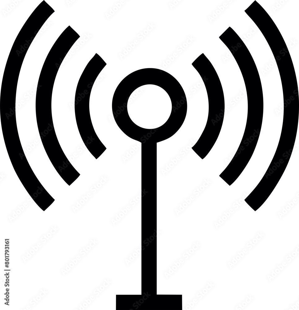 Wifi, wireless, internet signal icon logo template Wifi, wireless, internet signal icon logo template