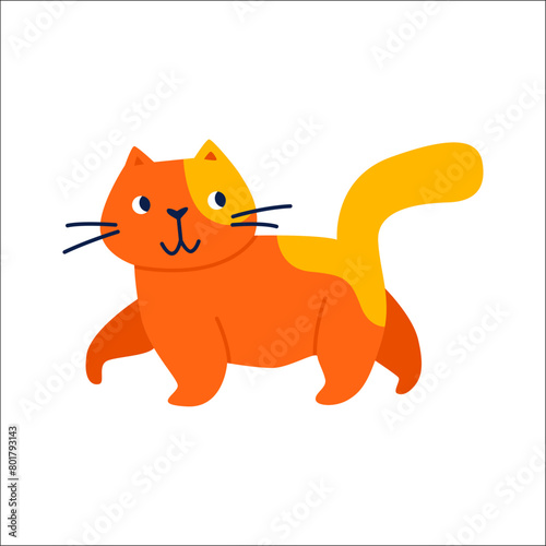 Adorable Cat Clipart for Decoration, Cards, and Printing