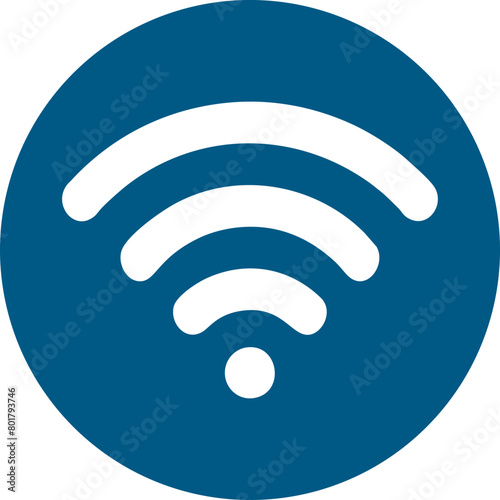 Wifi, wireless, internet signal icon logo template