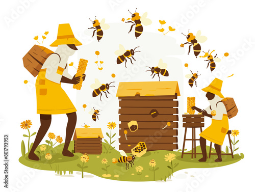 The Diligence of Beekeepers: Nurturing Pollinators for Nature's Harmony and Culinary Delights