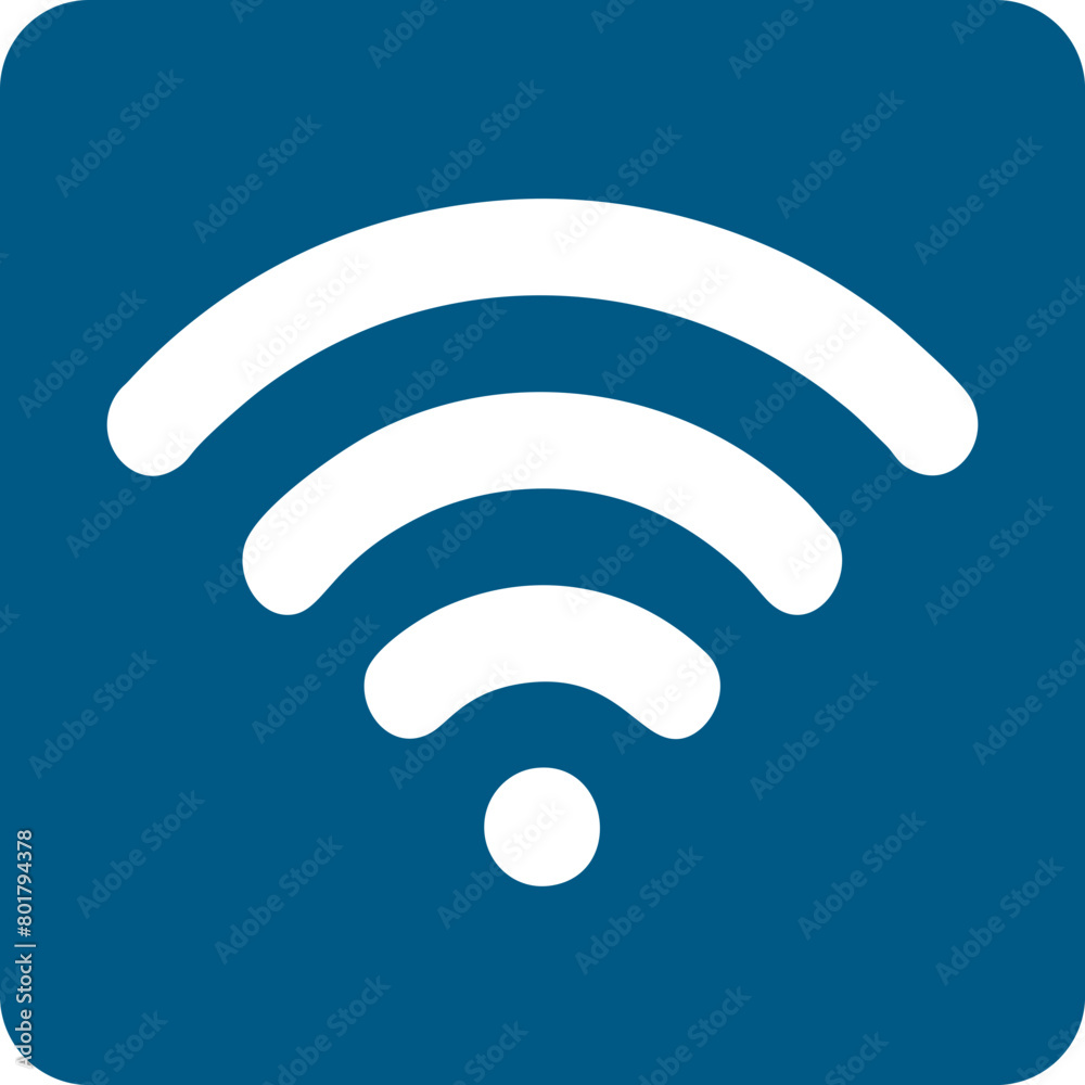 Wifi, wireless, internet signal icon logo template Wifi, wireless, internet signal icon logo template