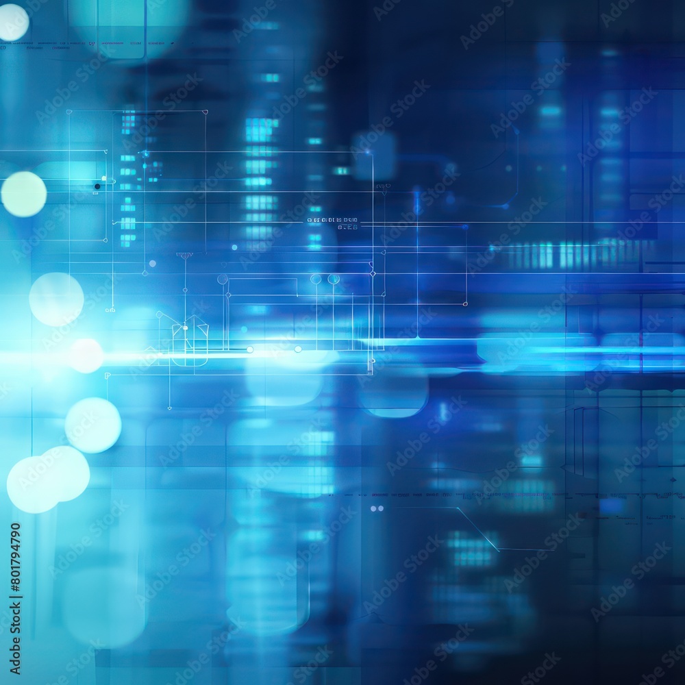 medical blurred futuristic background, blue medical blurred futuristic background, blue