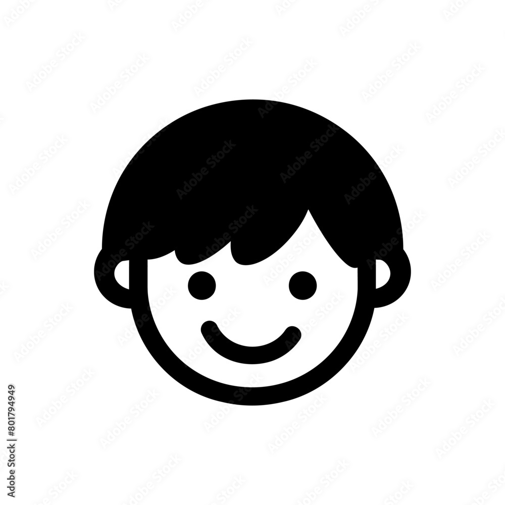 Fototapeta premium Happy Boy Icon