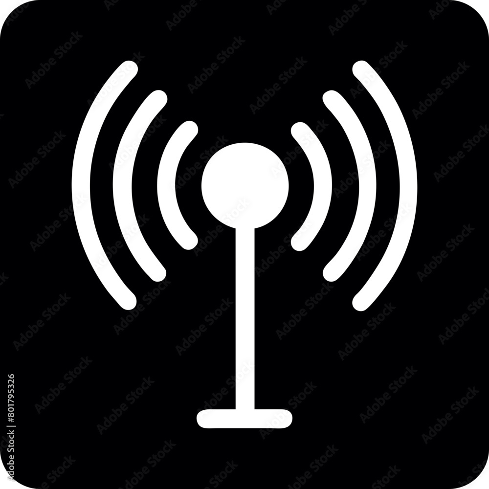 Wifi, wireless, internet signal icon logo template Wifi, wireless, internet signal icon logo template