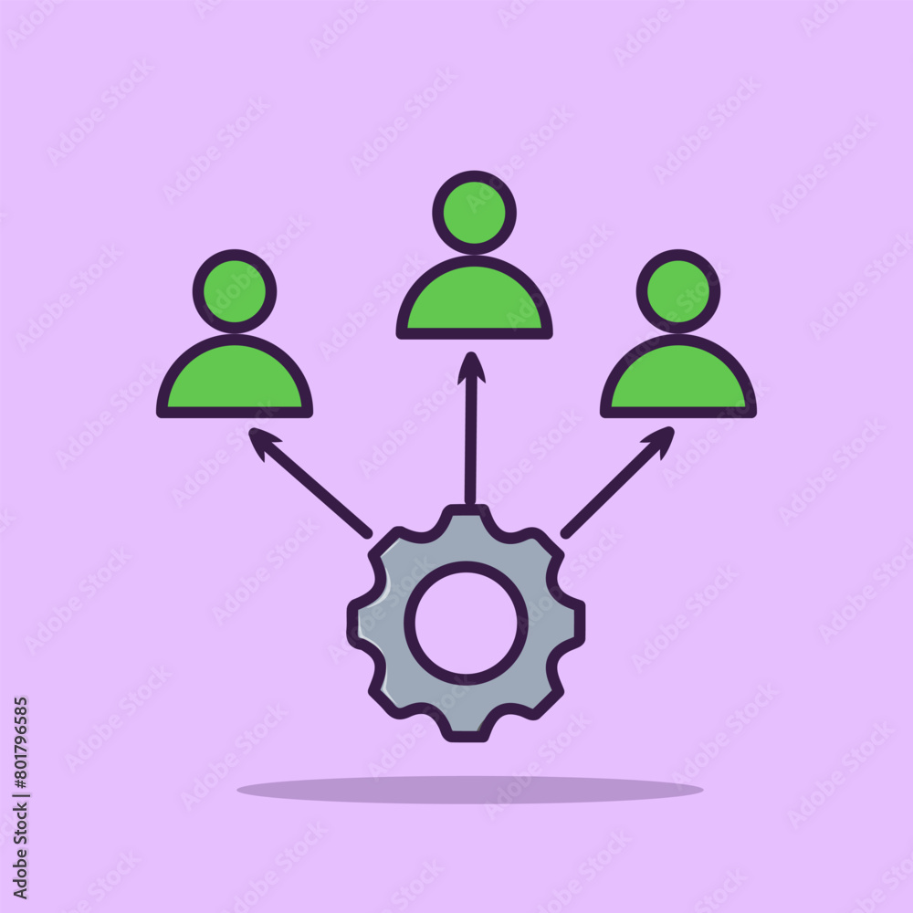 Team Work Vector, Icon, Illustration, Isolated Illustration Cartoon Team Work Vector, Icon, Illustration, Isolated Illustration Cartoon