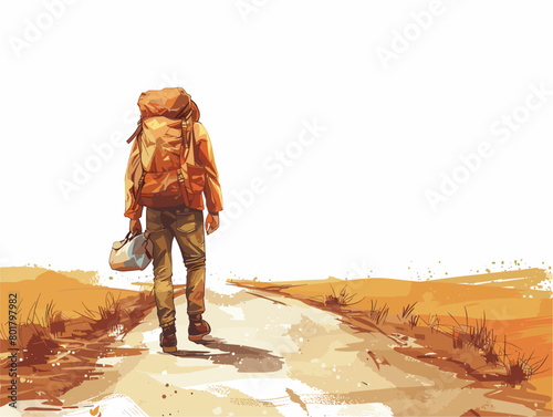 Adventurous Soul Embraces the Unknown: A Backpacker's Hitchhiking Journey