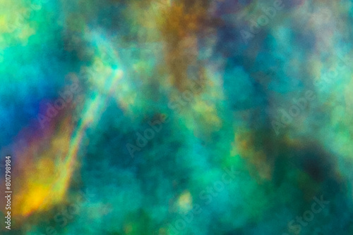 Slika na platnu Abstract art from California sand grains under a polarizing microscope