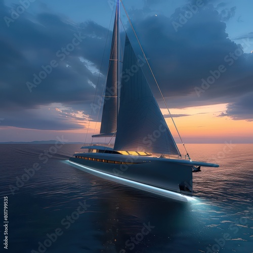 sailing yacht, simple elegance