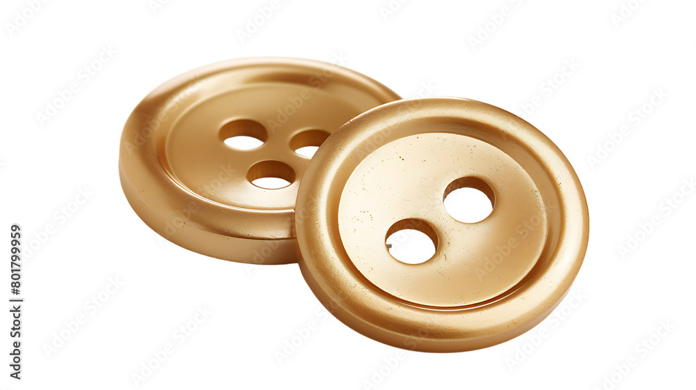 button clothes gold isolated on transparent background button clothes gold isolated on transparent background