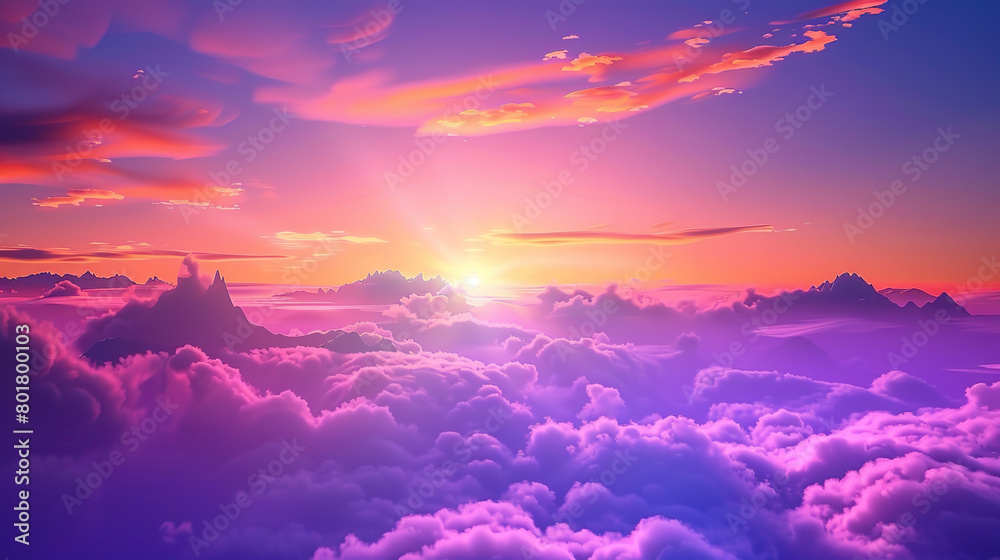Abstract Fantasy Background Of Colourful Sky Abstract Fantasy Background Of Colourful Sky